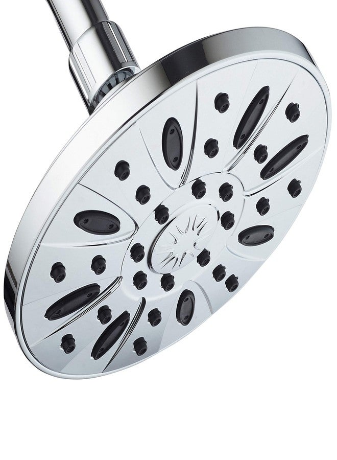 AquaDance Chrome High Pressure 6 inch Luxury Spa Rain Shower Head. Anti-Clog Nozzles, Angle Adjustable, Premium Finish. Trust Premier American Brand from Leading U.S. Showerhead - Image 4