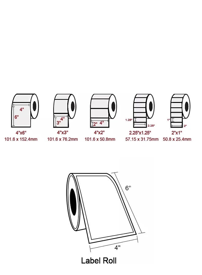 Topleo Thermal Shipping Labels, 4x6 Inch 500 Labels Compatible with All Shipping Carriers and E-Commerce Platforms, Thermal Label A6 Label with Easy Perforation Line, Waterproof, Oil-proof, Anti-Scratch (1) - Image 5