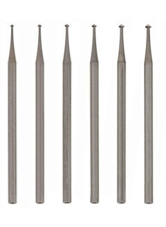 SWISSO SWISSO 6 x Carbon Steel Hart Bur For Jewelry Stone Setting Burs Size080130mm Pack Of 1  - Image 1