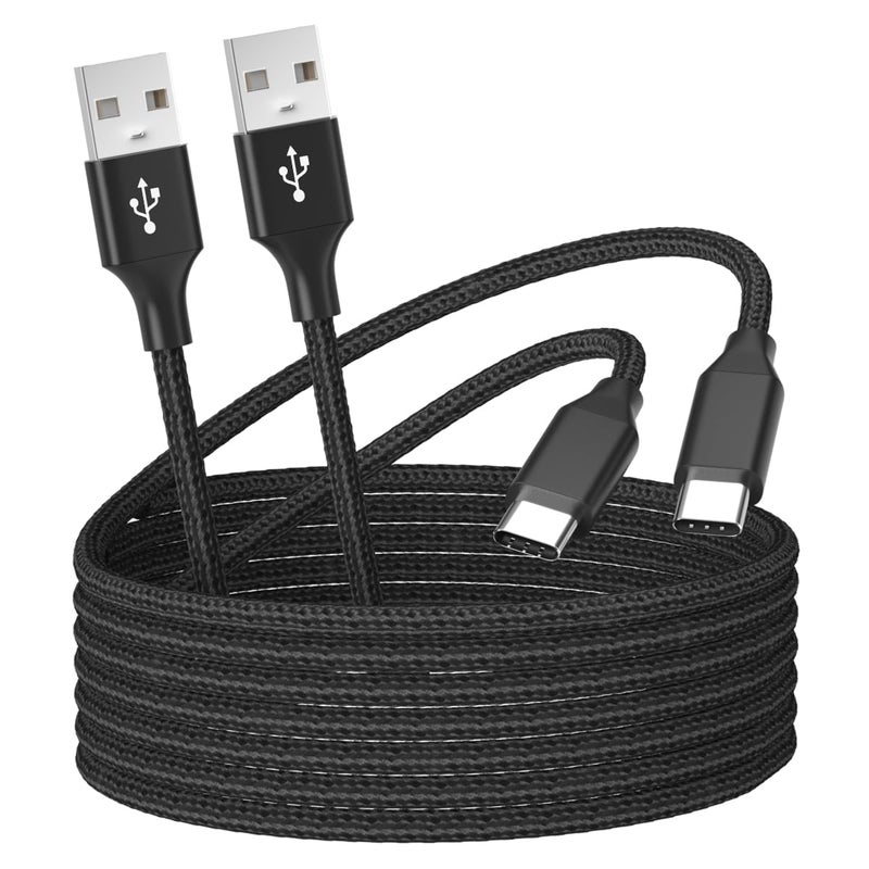 SCOVEE 2-Pack 6ft USB C Cable for Fire Tablets (All-New HD 10 9th 10th 11th Generation,7 Kids Edition 2019 2021,HD 8,8 Plus 2020 2022 Release).Type-C Charging Charger Cord for Kindle E-Readers - Image 1