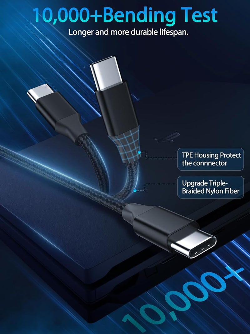 SCOVEE 2-Pack 6ft USB C Cable for Fire Tablets (All-New HD 10 9th 10th 11th Generation,7 Kids Edition 2019 2021,HD 8,8 Plus 2020 2022 Release).Type-C Charging Charger Cord for Kindle E-Readers - Image 3