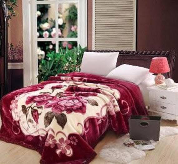 Bezzilish Home Bezzilish Home Luxurious Blanket Double Bed for Heavy Winter Mink Blanket Lightweight Specially for Diwali Gift Size 220 X 240 Cm Pack of 1 Multicolor 017 
