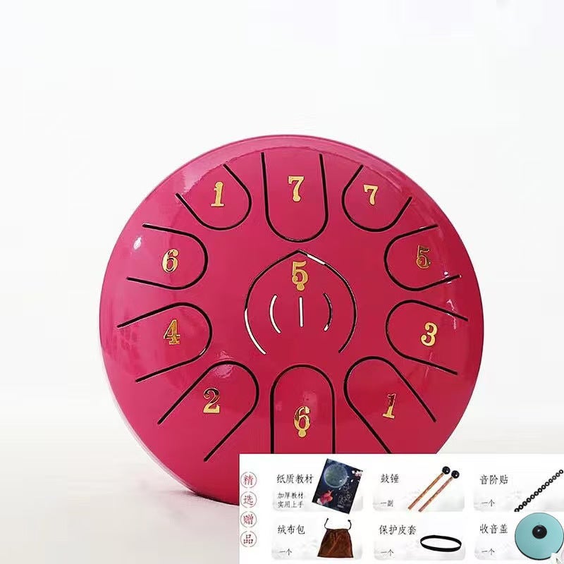 6-Inch 11-Tone Children's Ling Drum Beginner's Steel Tongue Drum - Yili Style