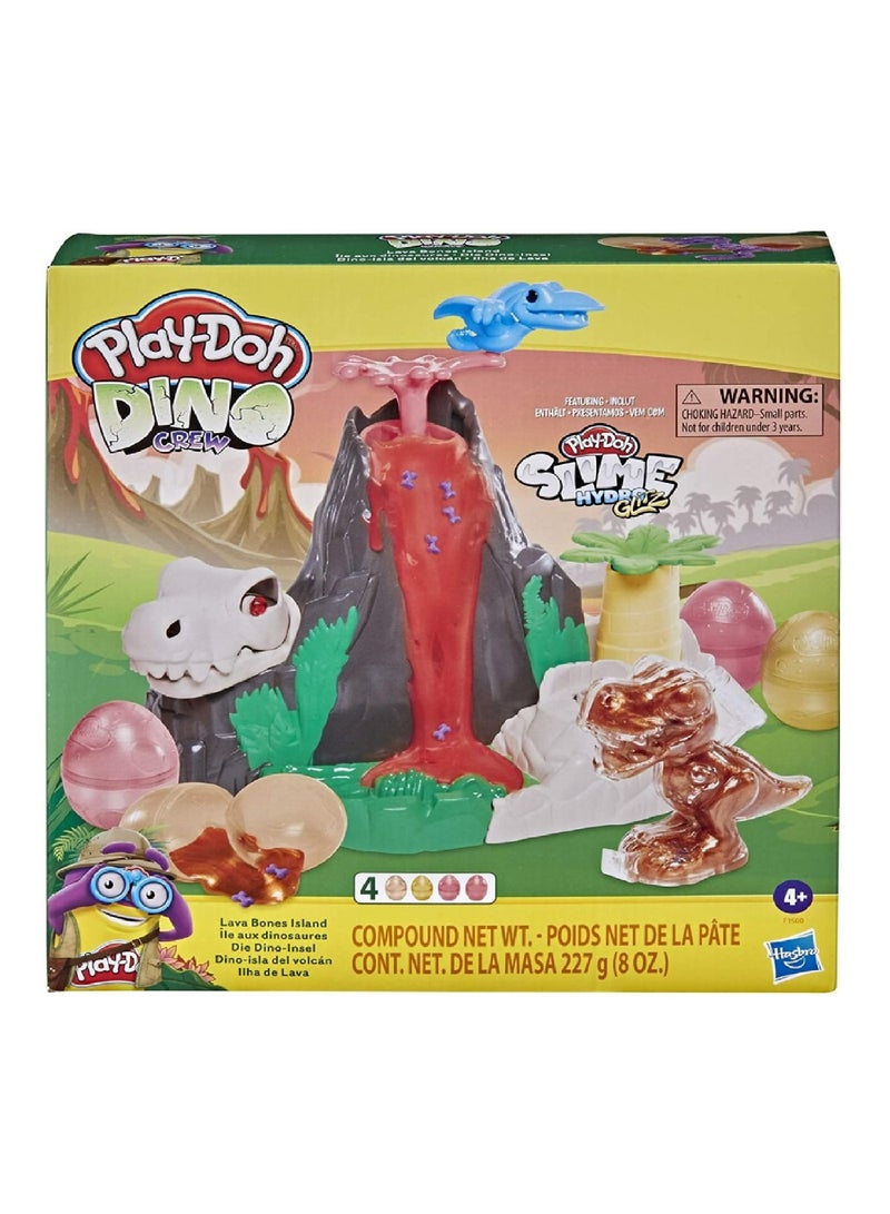 HASBRO - GAMING مجموعة بلاي دو سلايم دينو كرو لافا بونز آيلاند