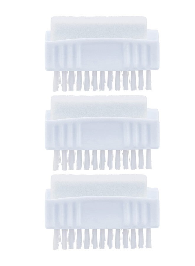 Superio 3 Pack Nail Brush with Pumice Stone Dual Side Shower Brush Bathroom Foot Scrubber Exfoliates Dry Dead Skin, Removes Callus on Hand Heels, Smooths Skin - Image 1