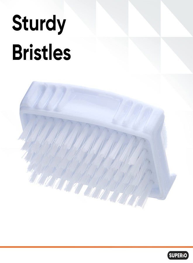 Superio 3 Pack Nail Brush with Pumice Stone Dual Side Shower Brush Bathroom Foot Scrubber Exfoliates Dry Dead Skin, Removes Callus on Hand Heels, Smooths Skin - Image 5