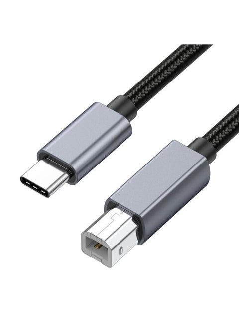 USB-C / Type-C to USB-B BM Printer MIDI Keyboard Adapter Cable, Length:3m