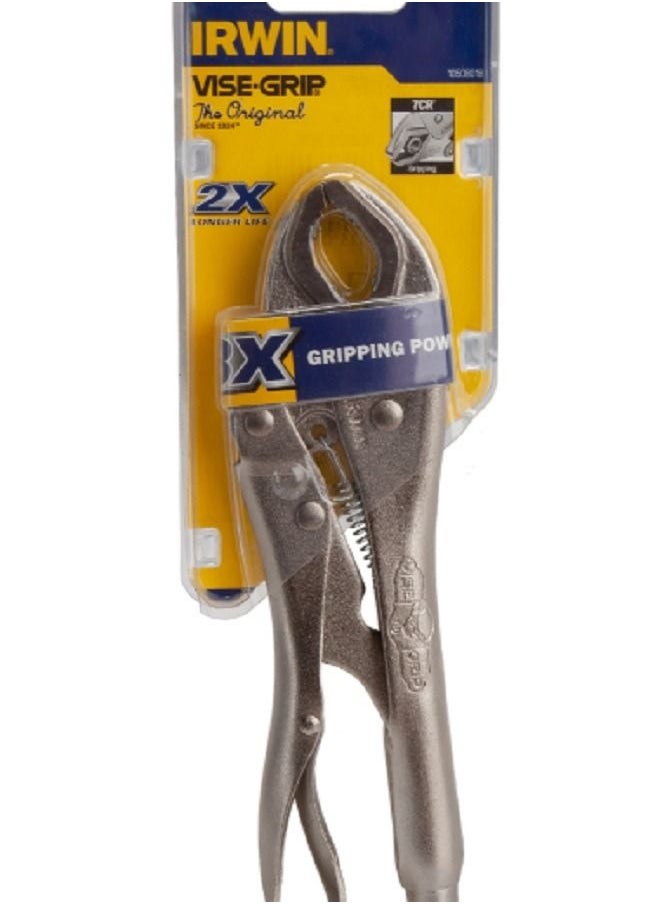 IRWIN - Irwin 10508018 Vise Grip Curved Jaw Locking Pliers 7CR 7in / 175mm - Image 1