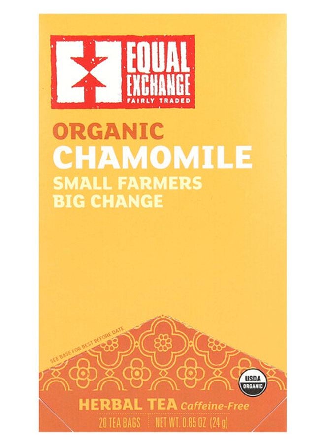 Organic Chamomile Herbal Tea Caffeine Free 20 Tea Bags 0.85 oz (24 g) - pzsku/ZD8C4B8342CA3B163BAE4Z/45/_/1731506125/44de10a1-f826-4bef-9c46-5c9a0e89ca79