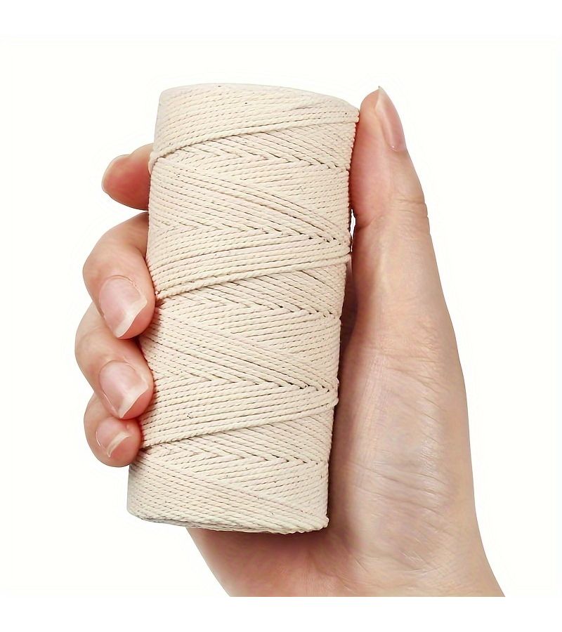 Natural Beige Butchers Twine 328Ft Cooking String Food Safe For Grilling Sausages Crafts - Image 1