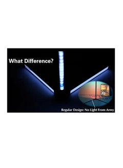 Dubkart Corner Floor Lamp - Modern RGB Corner Lamp - 356 Mood Lighting Modes - Dimmable 20W LED Corner Lamp - 55" Tall Minimalist Floor Lamp - Metal Color Changing LED Corner Light  - Image 2
