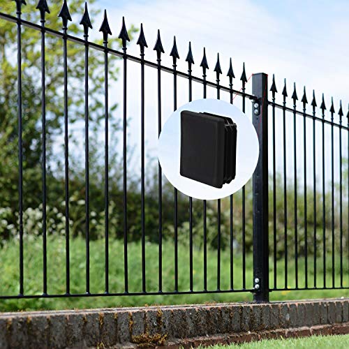 FiveEyes 2" 2x2 Square Tubing Plastic Plug,2 Inch End Cap (10 Pack) 2"x2" 2 Inch Square Tube End Cap Fence Post Pipe Cover Tubing Insert Chair Glide Finishing Plug - Image 5