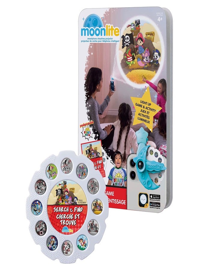 مونليت قصة مونلايت - عالم رايان - ابحث واعثر - طريقة سحرية للقراءة معًا - جهاز عرض يُباع منفصلًا - قصة رقمية مع تأثيرات صوتية - هدايا تعليمية للأطفال من عمر سنة فما فوق - Image 1