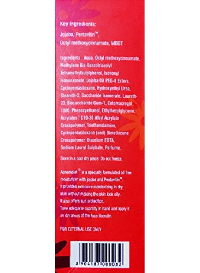 CURATIO Acnemoist Moisturising Cream For Sensitive & Acne Prone Skin 60G - Image 3