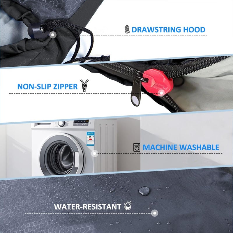 oaskys Camping Sleeping Bag - 3 Season Warm & Cool Weather - Summer Spring Fall Lightweight Waterproof for Adults Kids - Camping Gear Equipment, Traveling, and Outdoors - Image 5