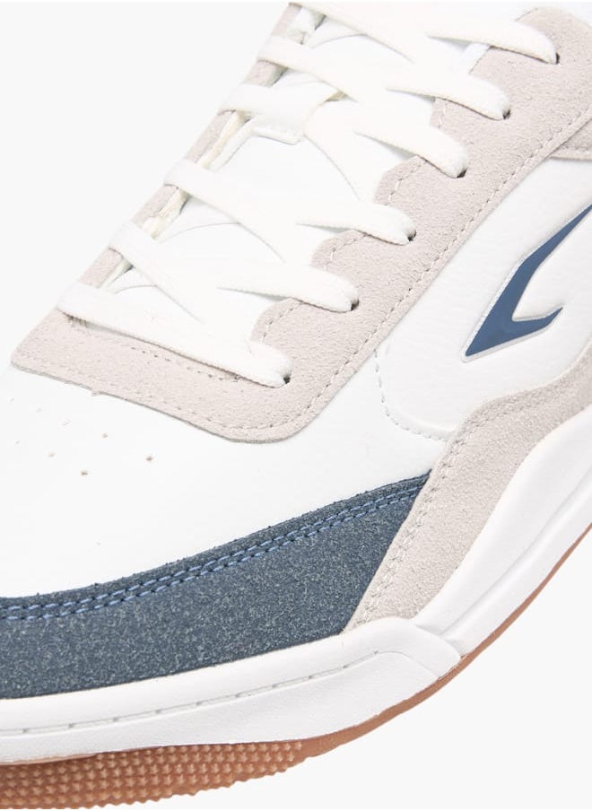 Dash Mens Panelled Sports Shoes With Lace-Up Closure  - Image 4