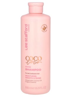 Lee Stafford Coco Loco Shine Shampoo For Dull Lacklustre Hair 16.9 fl oz (500 ml) 