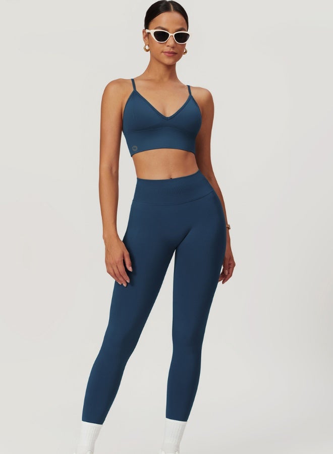 KAWN.YOGA Womens V-Neck Sports Bra  - Image 4