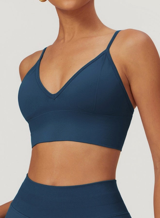 KAWN.YOGA Womens V-Neck Sports Bra  - Image 3