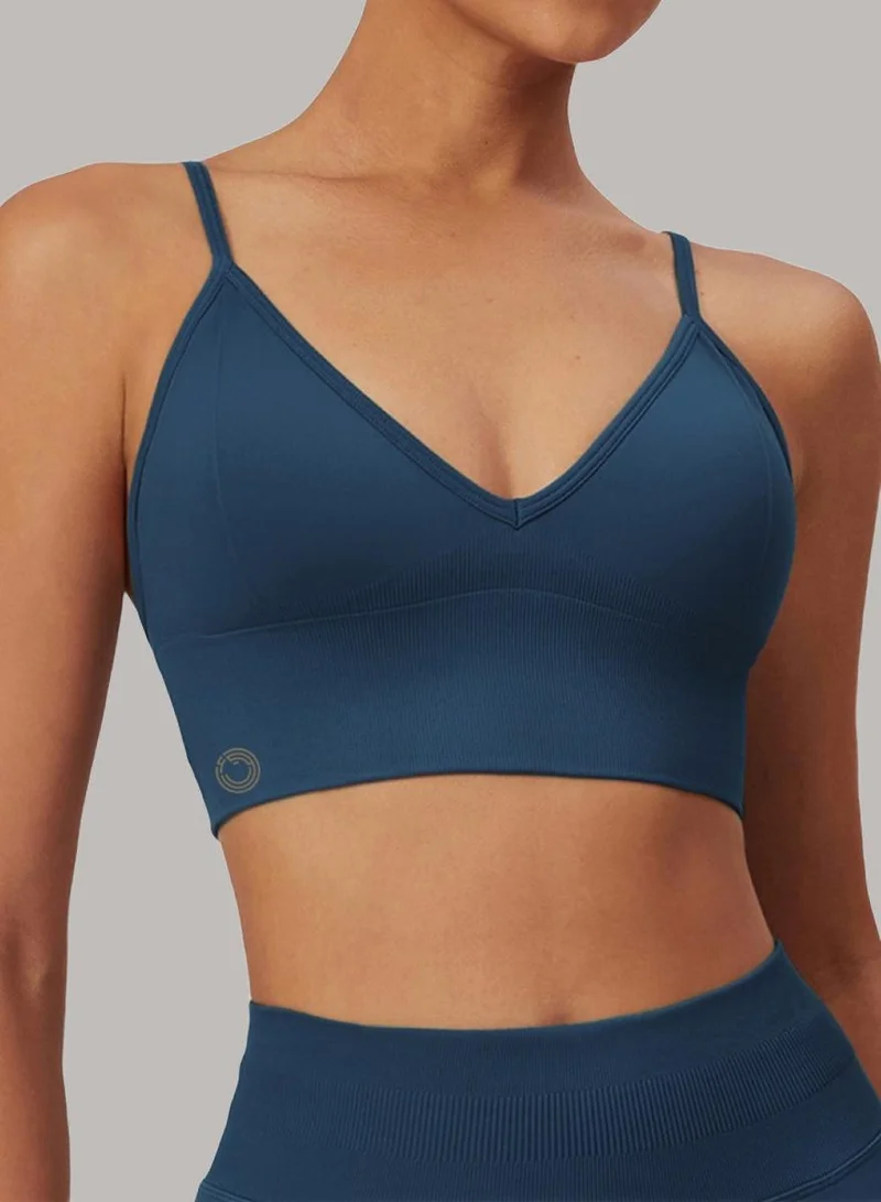 Womens V-Neck Sports Bra