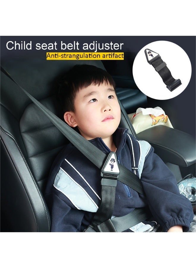 Seat Belt Clips, Seatbelt Adjuster and anti-strangulation, Shoulder Belt Positioning Clip, Universal All Auto Models, For Adults, Children, Seniors Shoulder Neck Chest & Stomach Protection - Image 1