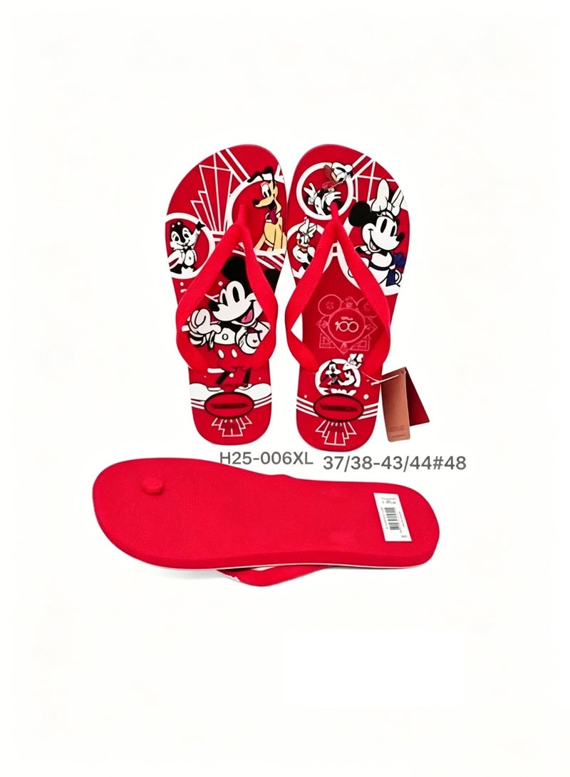 Disney co branded Mickey Mouse flip flops sandals - Image 1