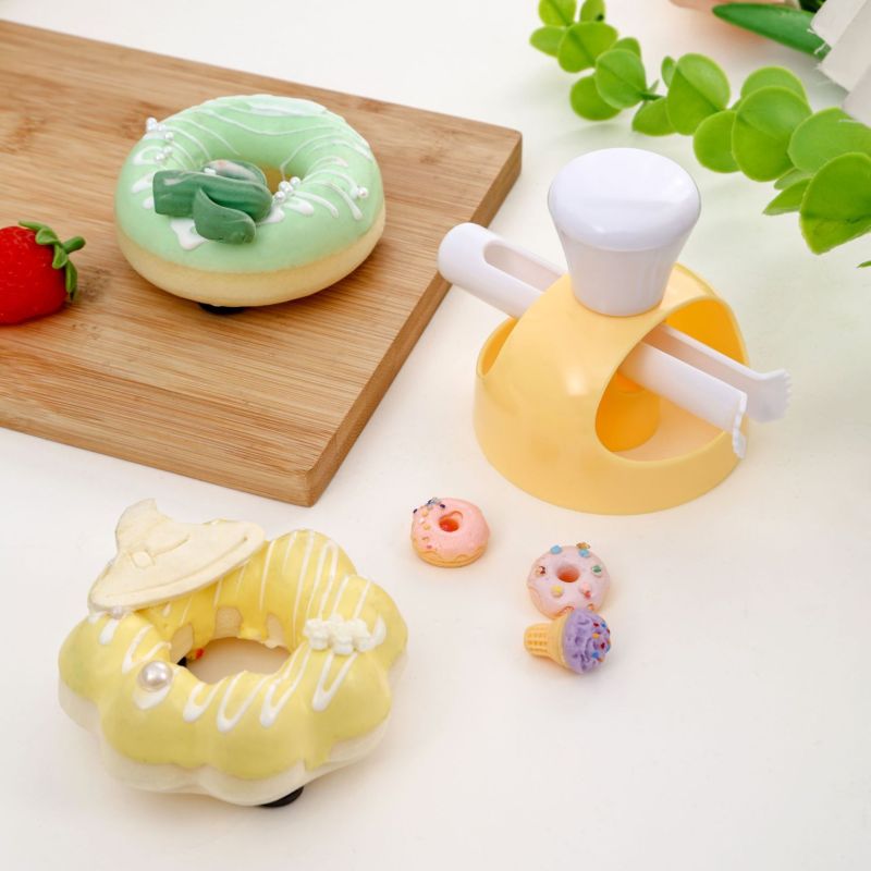 Donut Cutter Set: Food-Grade Plastic Molds - Precision-Cut Shapes For Uniform Bakery-Quality Donuts, Effortless Dough Rolling, Even Cooking For Home Kitchen Baking - Image 2