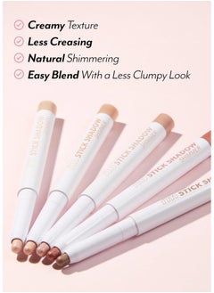 I'M MEME Eyeshadow - I'm Stick Shadow Shimmer 005 Taupe Trinket | Long Wear Blendable, Creamy, Pearly Finish, Under Eye Makeup Suitable for Beginners, Smudge Proof, High Pigmentation, 0.03 Oz  - Image 5