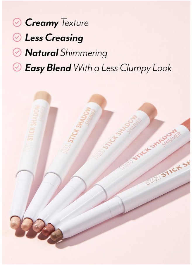 I'M MEME - Eyeshadow - I'm Stick Shadow Shimmer 005 Taupe Trinket | Long Wear Blendable, Creamy, Pearly Finish, Under Eye Makeup Suitable for Beginners, Smudge Proof, High Pigmentation, 0.03 Oz - Image 1