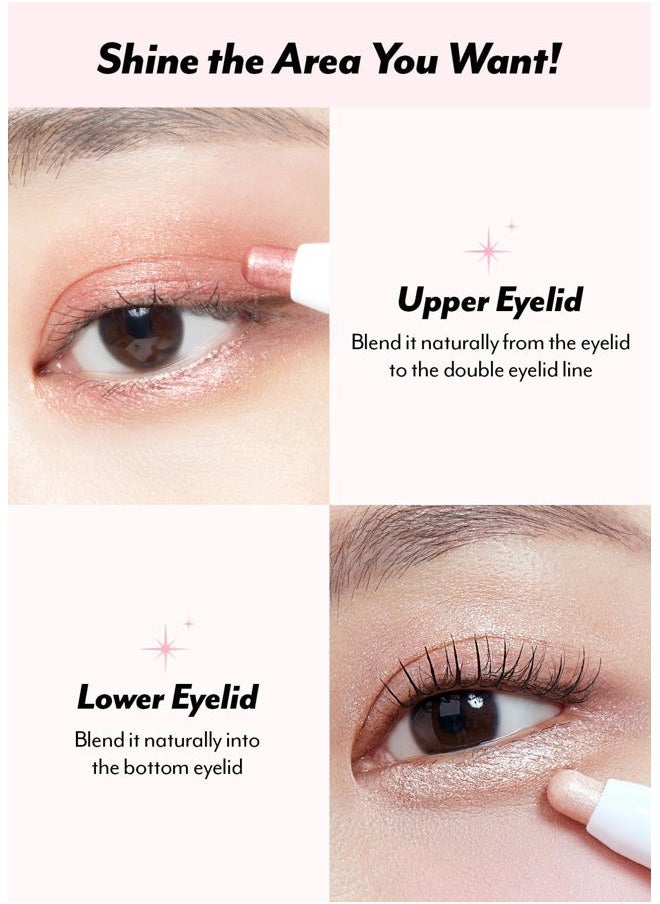 I'M MEME - Eyeshadow - I'm Stick Shadow Shimmer 005 Taupe Trinket | Long Wear Blendable, Creamy, Pearly Finish, Under Eye Makeup Suitable for Beginners, Smudge Proof, High Pigmentation, 0.03 Oz - Image 1