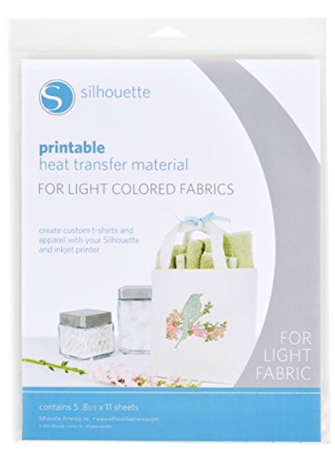 Silhouette Heat-Print-LT Printable Heat Transfer Material for Light Fabrics - Image 1