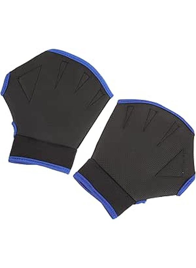 Swimming Hand Paddles Water Resistance Training Gloves Unisex Adult Aquatic Fitness - Image 1