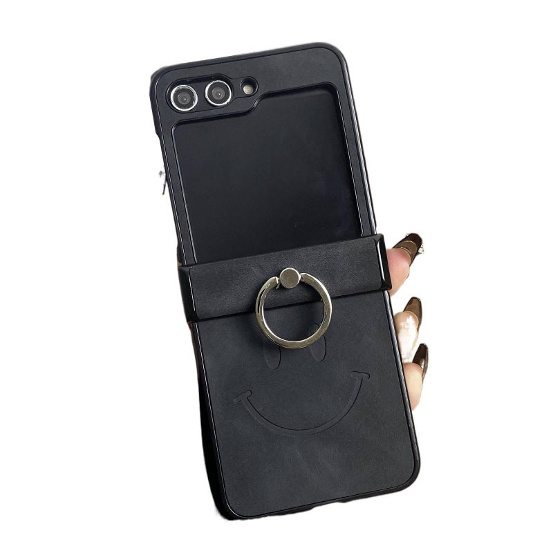 غطاء واقي | حماية من السقوط | PC | أسود | مقاوم للصدمات لـ Samsung Galaxy Z Flip 6 - Image 1
