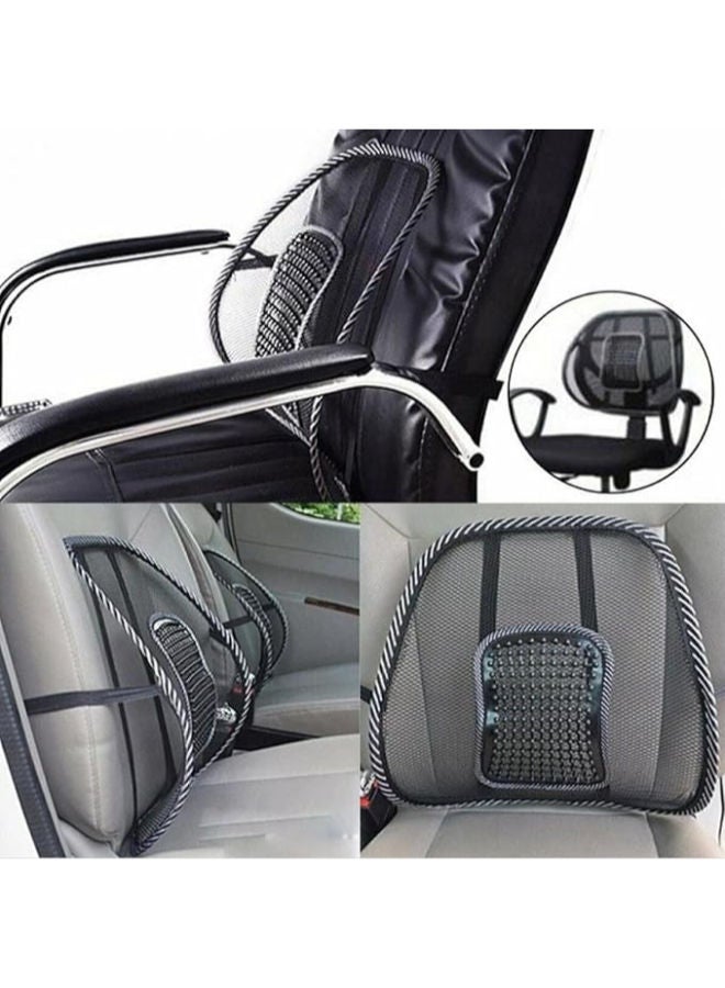 Bayli Mesh Lumbar Support for Car Office Chair | Lumbar Support with Massage Knot | Breathable Back Support | Back Pain Relief | Back Cushion for Posture Correction | Lumbar Cushion - Image 2