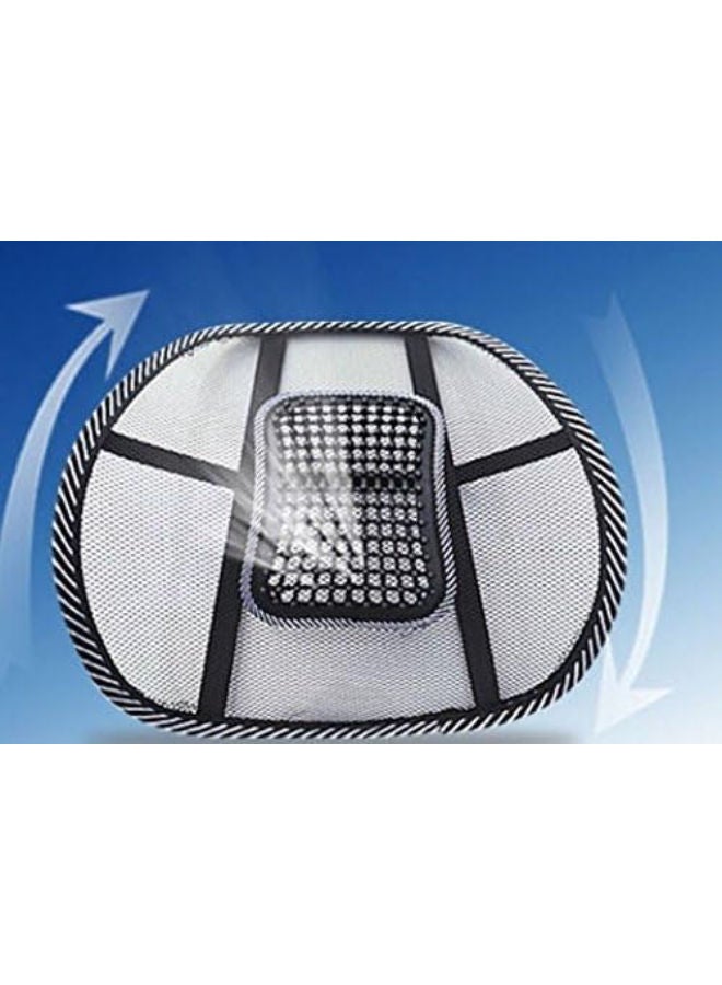 Bayli Mesh Lumbar Support for Car Office Chair | Lumbar Support with Massage Knot | Breathable Back Support | Back Pain Relief | Back Cushion for Posture Correction | Lumbar Cushion - Image 3