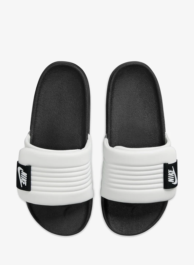 Nike SUMMIT WHITE/SUMMIT WHITE-BLACK Offcourt Adjust Slide for Men | Best Price UAE
