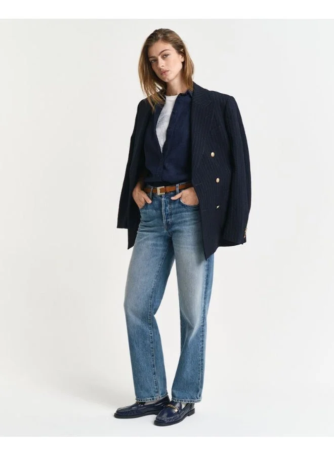 غانت قميص جانت كتان عادي