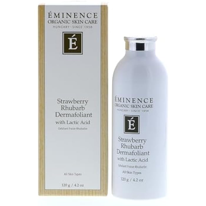 EMINENCE Strawberry Rhubarb Dermafoliant With Lactic Acid by Eminence for Unisex - 4.2 oz Exfoliator - Image 1