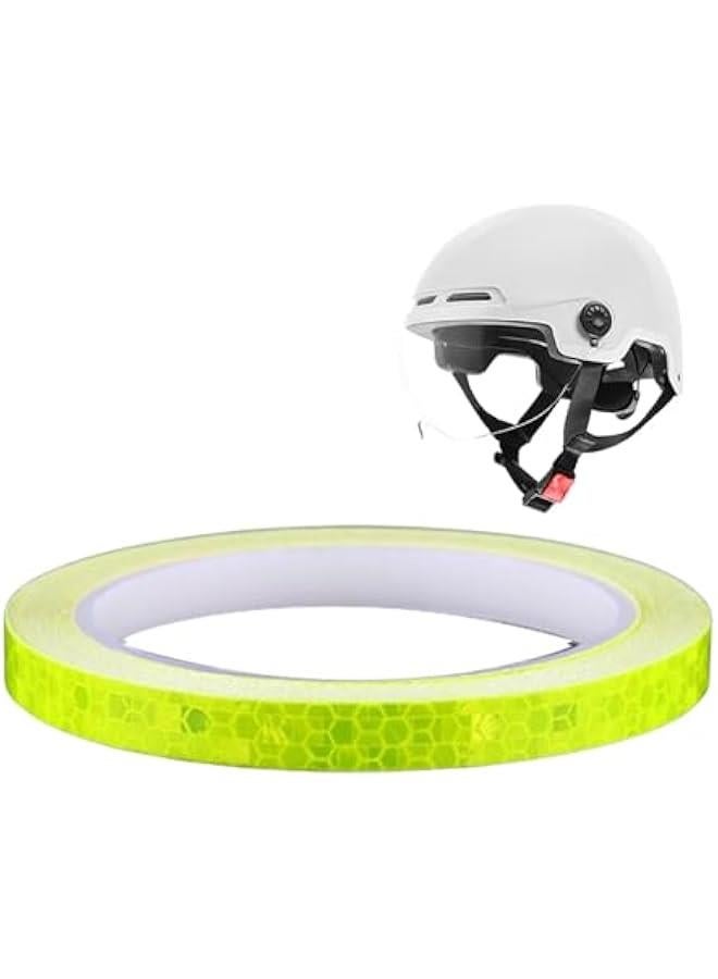 Generic Reflective Clothing Stickers | Waterproof Reflective Strip Tape | Visibility Safety Warning Tape | High Self Adhesive Reflective Stickers for Night Running Cycling Jogging, Yellow - Image 1