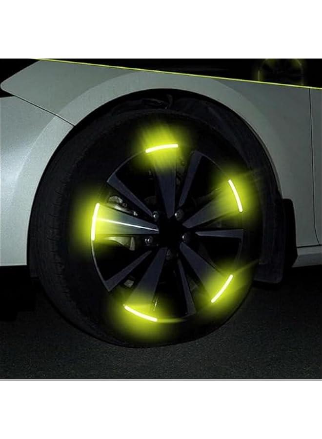 Generic Reflective Clothing Stickers | Waterproof Reflective Strip Tape | Visibility Safety Warning Tape | High Self Adhesive Reflective Stickers for Night Running Cycling Jogging, Yellow - Image 5