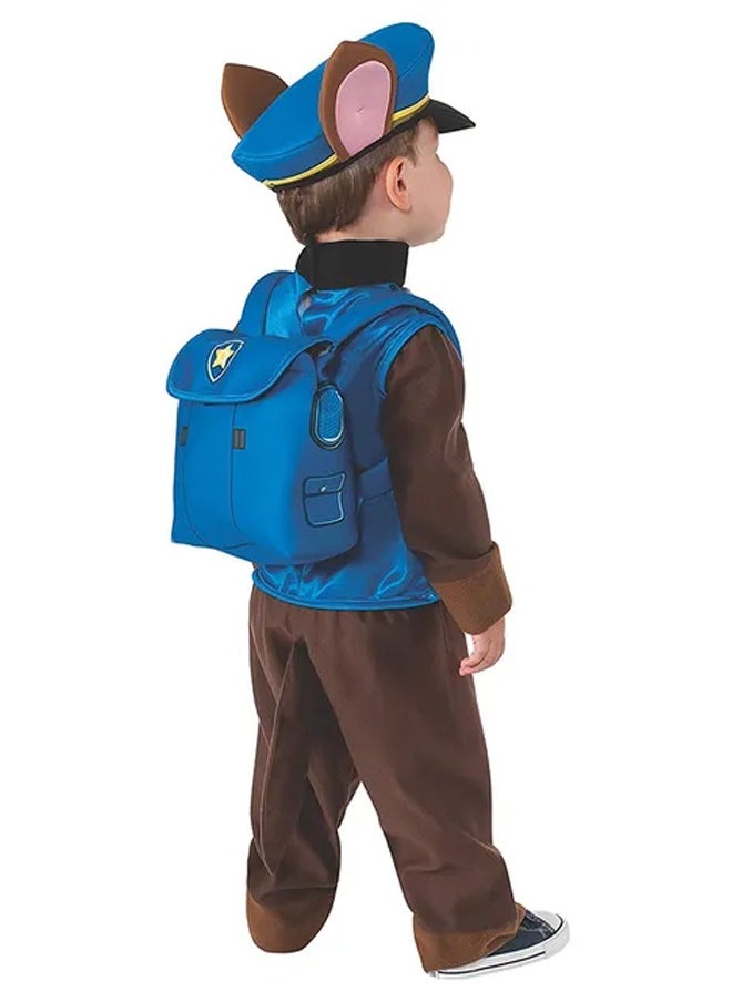 Brain Giggles Brain Giggles Paw patrol Chase Costume for Boys Kids Cosplay Dress Up  - Image 2