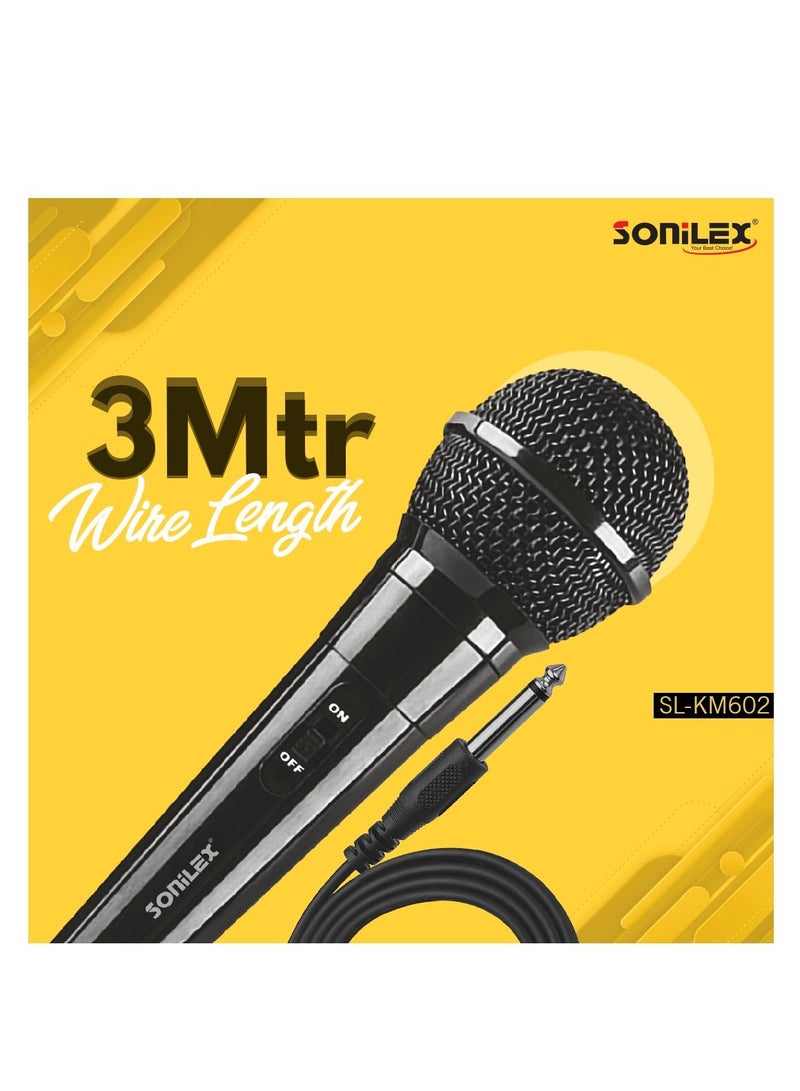 SONILEX SL-KM602 3M WIRED MICROPHONE - Image 2