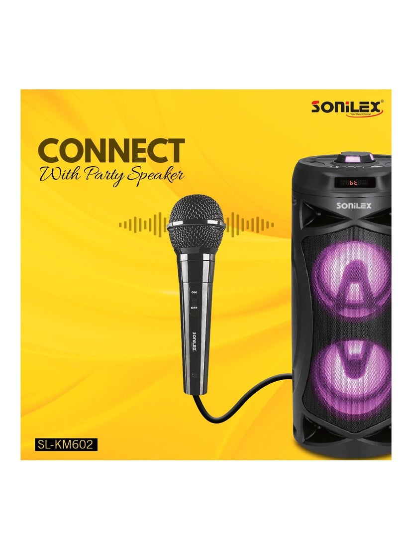 SONILEX SL-KM602 3M WIRED MICROPHONE - Image 3