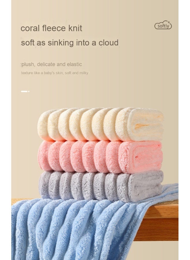 Hair Towel Wrap Headscarf Microfiber Dry Bath Head Towel Quick Dryer Dry Hair Cap Pack Shower Cap Thickening Multicolor - Image 3