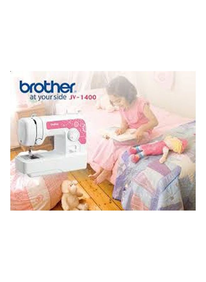 بروذر ماكينة خياطة JV 1400 أبيض/وردي - Image 2