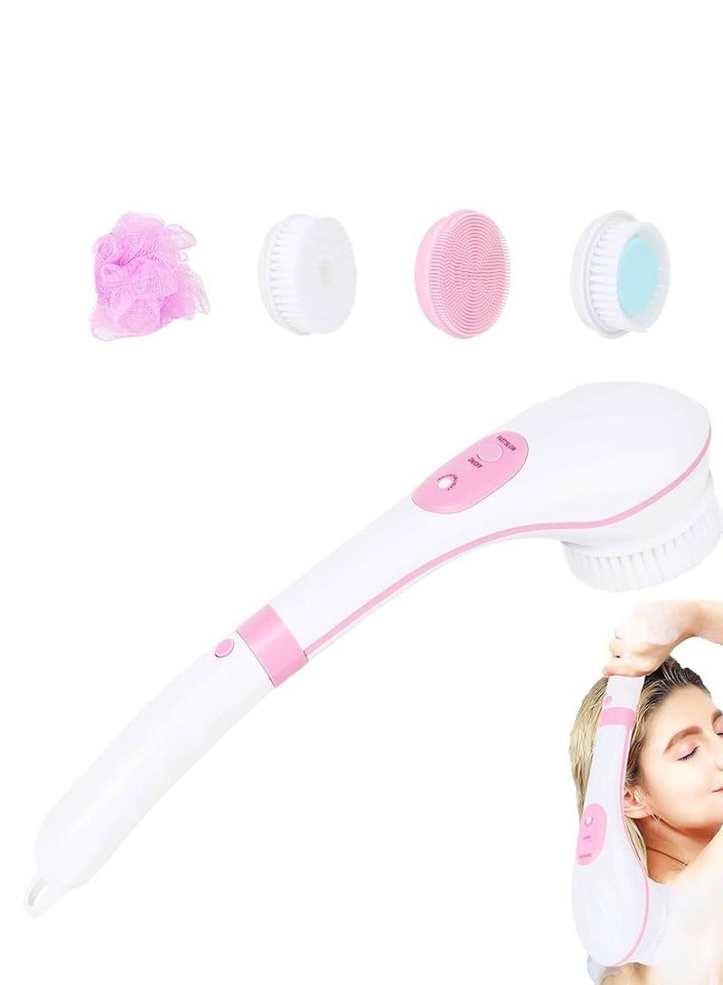 Denx Multifunctional Smart Electronic Shower Brush Body Cleaning Brush With 5 Different Heads - Image 5