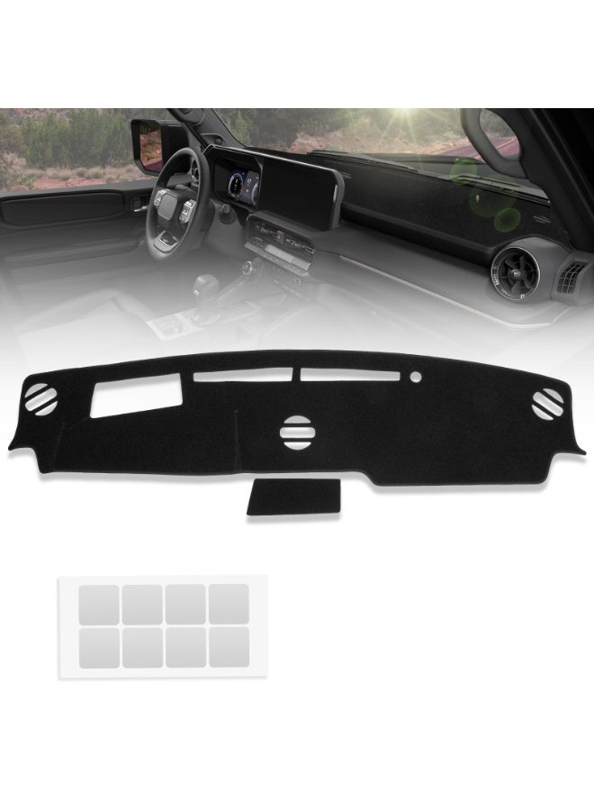FETUSI Dashboard Cover Mat Compatible with Toyota Land Cruiser Prado 2024 2025 Accessories Dash Cover Non-Slip Dash Mat Sunshade Anti-Glare Protector Pad Carpet - Image 1