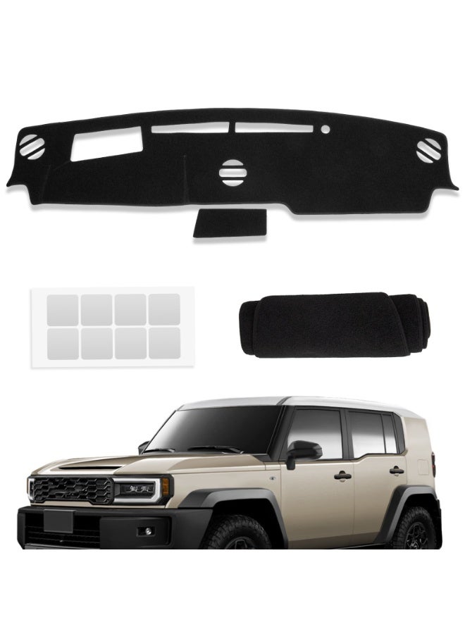 FETUSI Dashboard Cover Mat Compatible with Toyota Land Cruiser Prado 2024 2025 2026 Accessories Dash Cover Non-Slip Dash Mat Sunshade Anti-Glare Protector Pad Carpet - Image 1