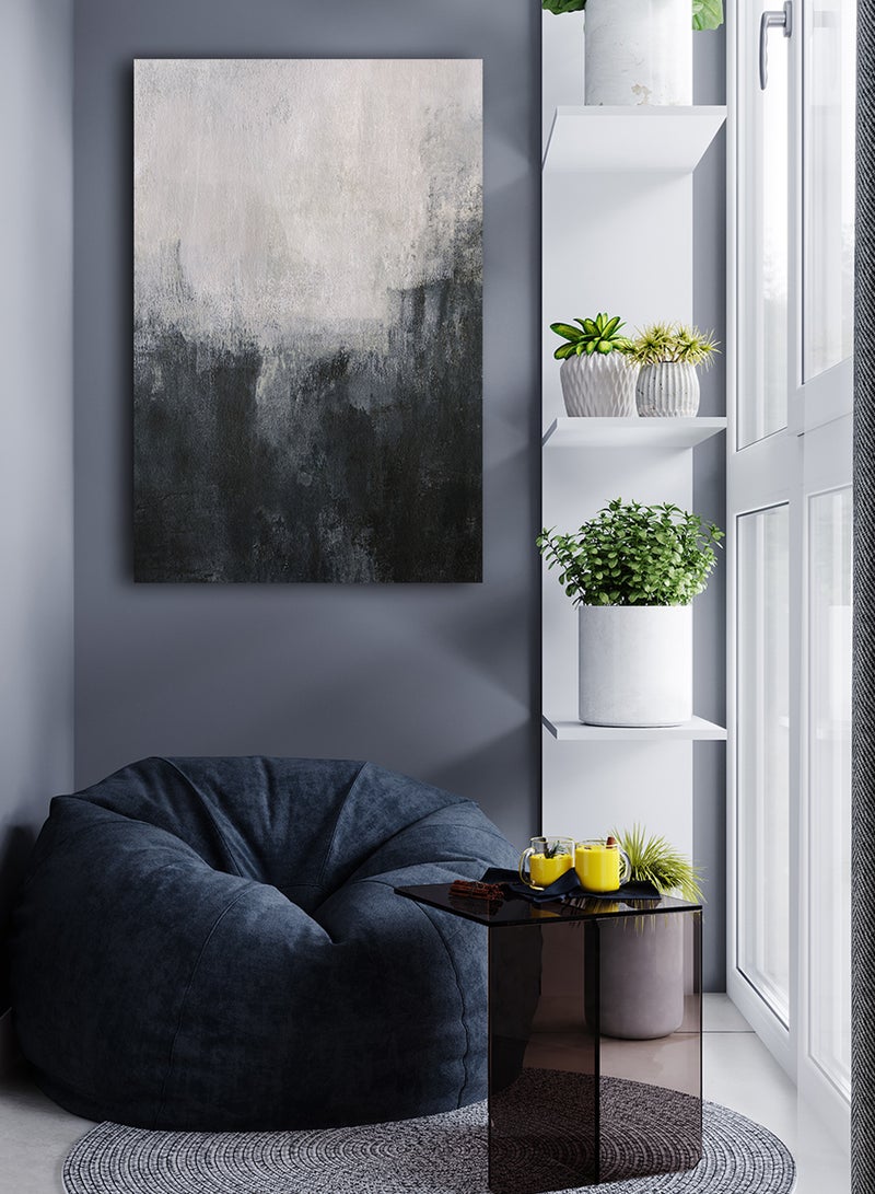 لوحة كانفاس على إطار خشبي بتصميم نمط فنى - Image 1