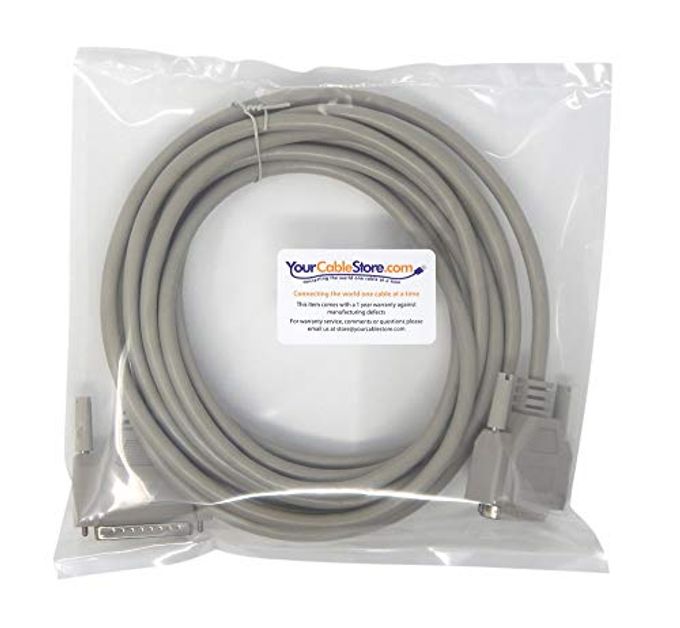 Your Cable Store 3 Foot Db25 25 Pin Serial Port Cable Male/Male Rs232 - Image 2